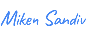 Miken Sandiv Logo Blue